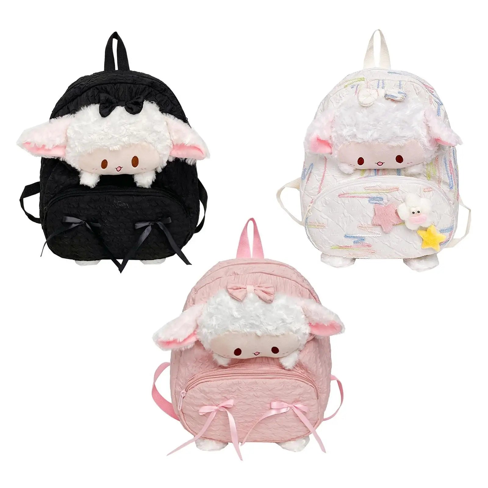 Cute Backpack Zipper Closure Fashion Lightweight Girls School Bag Rucksack for Backpacking Outdoor Shopping Weekend Outing Gift