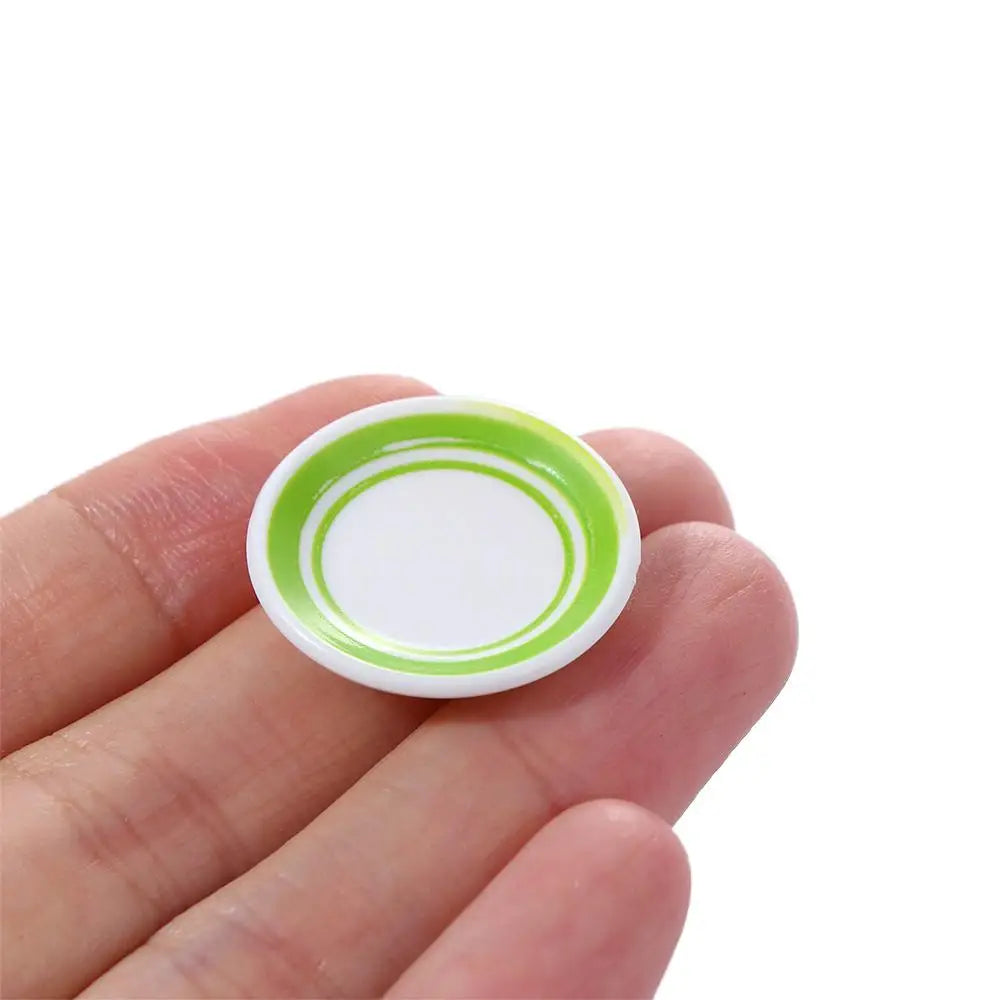 Accessorie Pretend Play  Dolls Accessories Miniature Kitchen Toys Photograph Props Doll house Dinner Plates Food Dishes