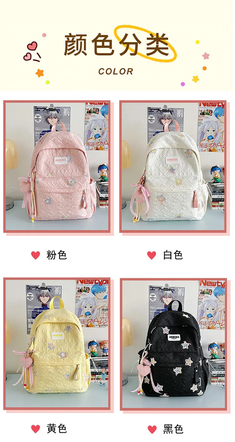 Backpack Handbags Schoolbags Nylon Small Bag Wallets Travel Casual School Backpack for Woman Daily Shopping
