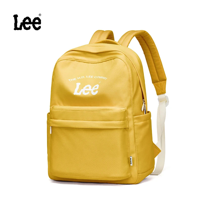 LEE Unisex Large Capacity Laptop School Bag for Women Man Leisure Oxford Waterproof Travel Backpack Candy Color Bookbag Trip