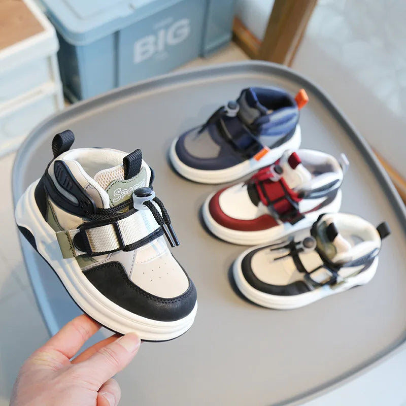 Fashion Girls' Shoes 2025 Spring New Kids Sneakers Simple Versatile Girls Casual Shoe Soft Soled Anti Slip Boys Shoes Кроссовки