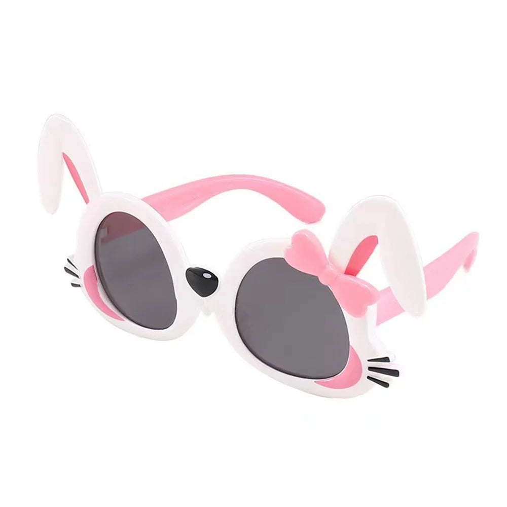 Kids Cute Rabbit Sunglasses Children Cartoon Bunny Sun Glasses Baby Photography Glasses Props Girls Kawaii Outdoor Party Eyewear