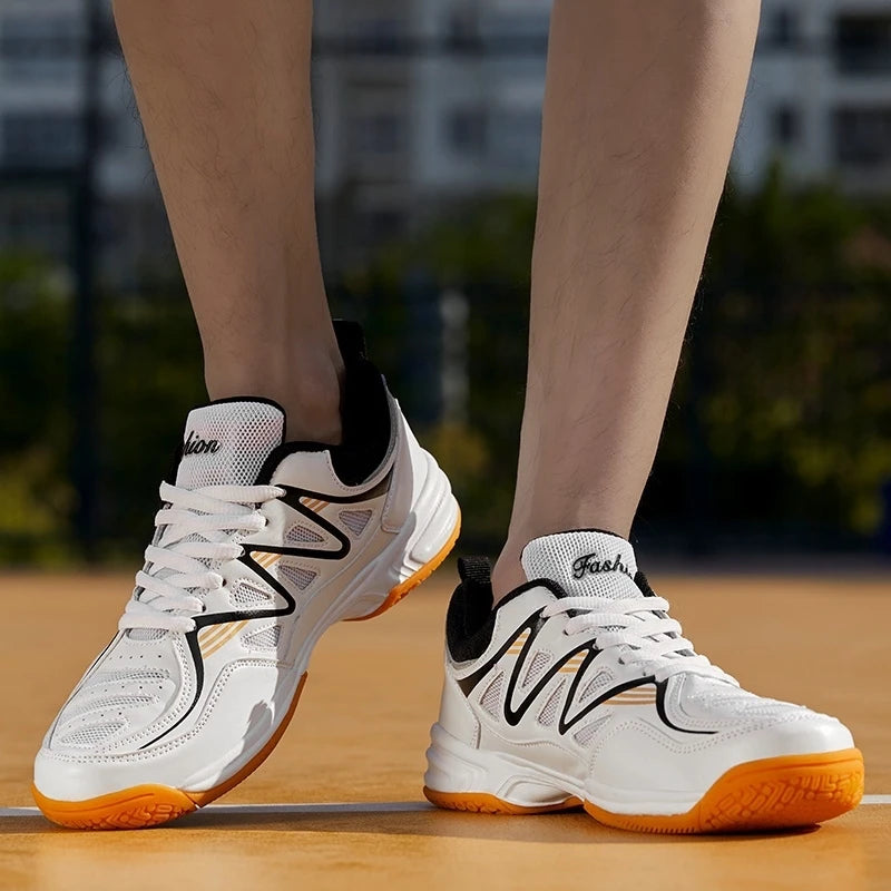 Brand Sneakers Sport Shoes Men Women Durable Stable Badminton Shoes Table Tennis Shoes Volleyball Big Size 47 48 49
