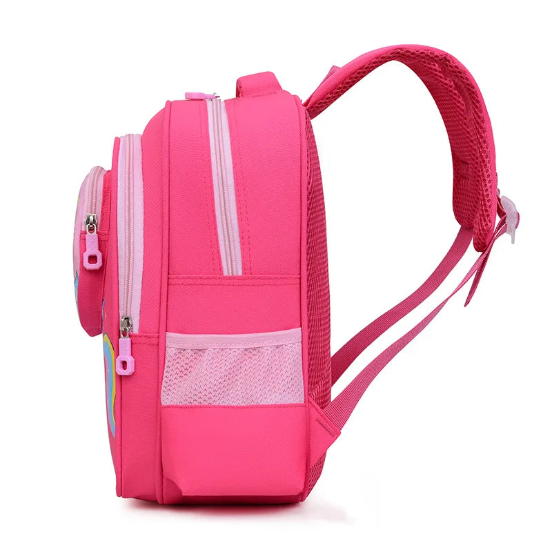2024 New Sanrio Kuromi Cute Student School Bag Cartoon 3d Stereo Kindergarten Backpack Children's Travel Bag Gift