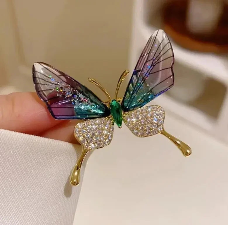 Luxury Snowflake Pearl Crystal Brooch Large Snowflake Flower Brooch Pins Fashion Exquisite Women's Jewelry