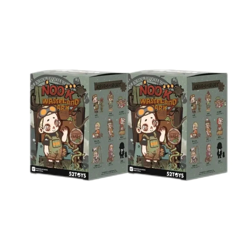 52toys Nook Wasteland Park Series Blind Box Cartoon Desktop Dolls Model Surprise Guess Bag Home Decoration Ornament Trendy Gift