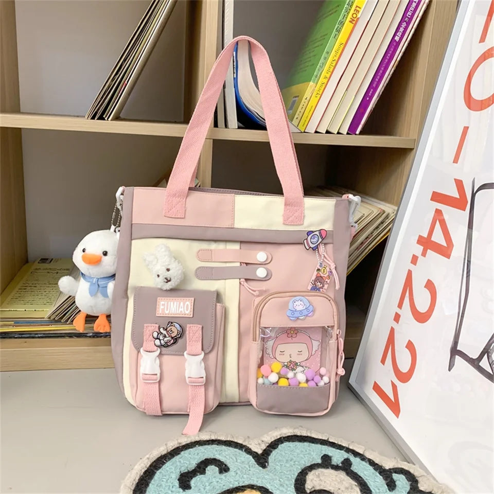 Japanese High School Girls Backpack School Bags for Teenage Girls Multi Pockets New Kawaii Backpack Women Bagpack Cute Mochila