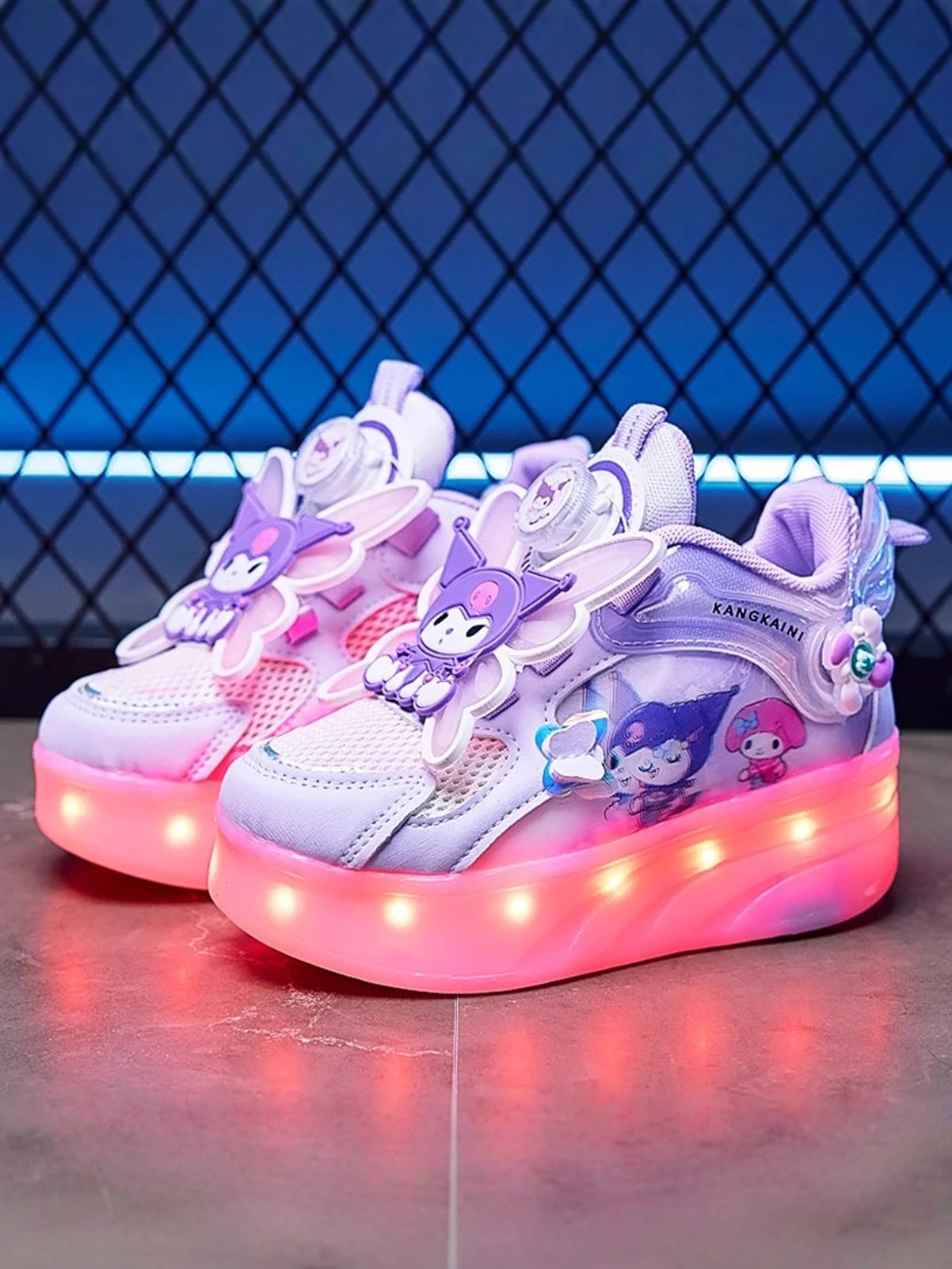Kulomie Runaway Shoes Girls 2025 New Autumn and Winter Children's Sports Skateboard Shoes with Wheels Retractable