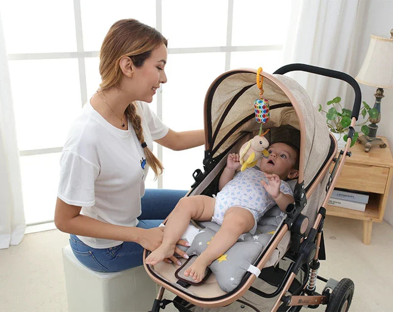 Newborn Baby Plush Stroller Toys Baby Rattles Mobiles Cartoon Animal Hanging Bell Educational Baby Toys 0-12 Months Speelgoed