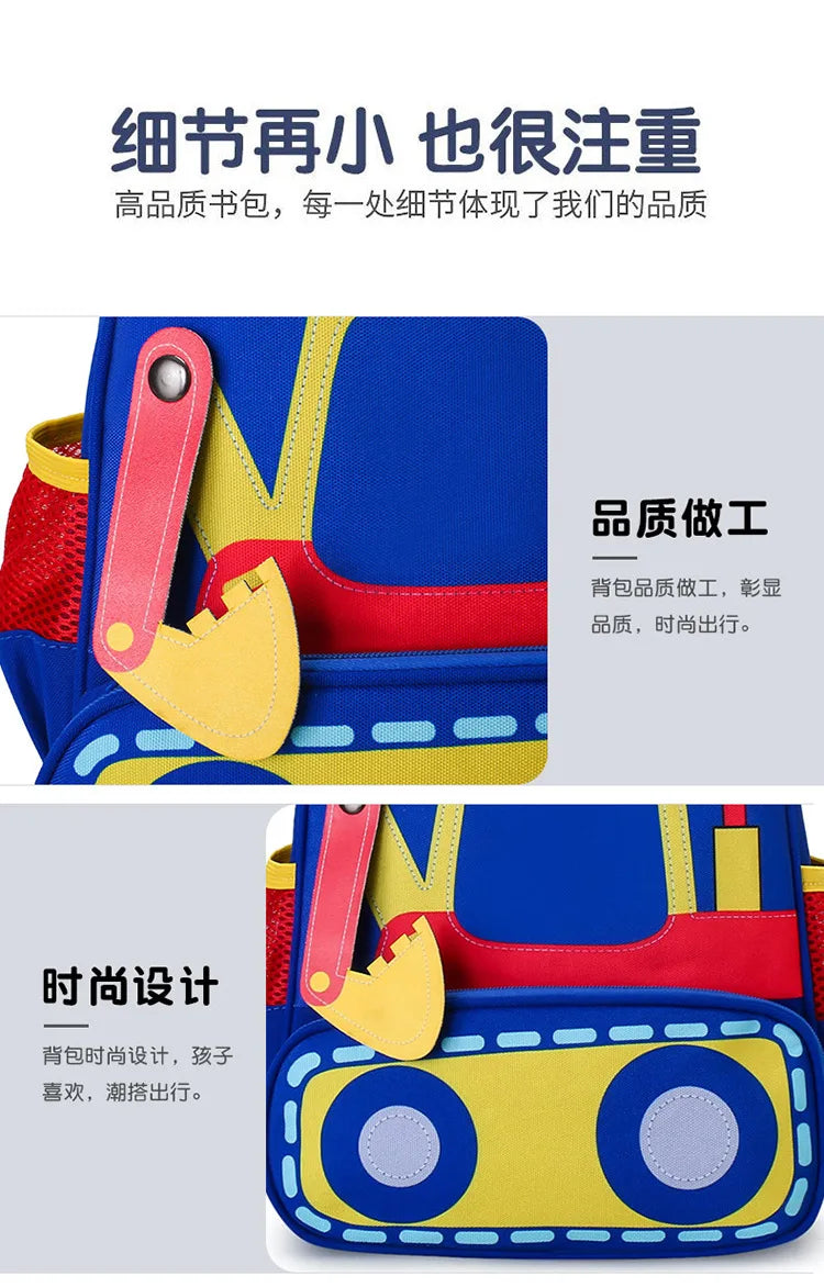 Children School Bags for Girls Boy Baby Backpacks Kindergarten Schoolbag Cartoon Animal Toddler Kids Backpack for 2-5 Years