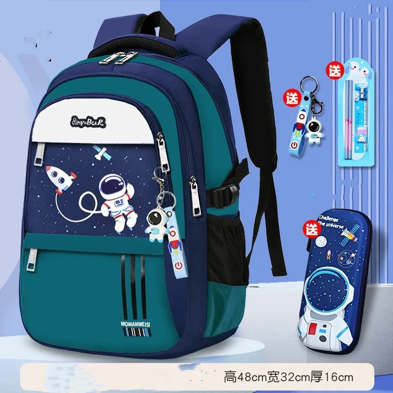 Kids Backpack Children School Bags for Boys Orthopedic School Backpack Waterproof Primary Schoolbag Book Bag