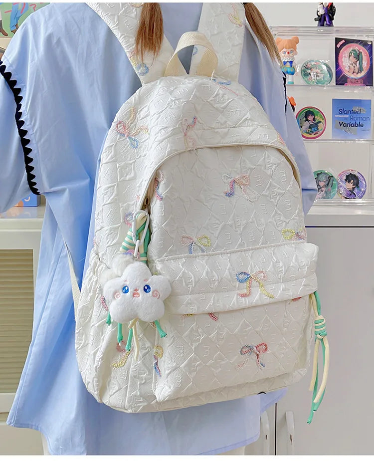 New Cute Western-style Children's Backpack, Cartoon Dolphin Kindergarten Snack Bag, Personalized Embroidery Unique Holiday Gift
