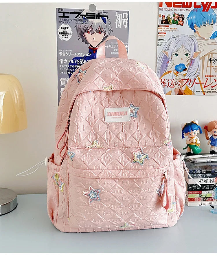 Backpack Handbags Schoolbags Nylon Small Bag Wallets Travel Casual School Backpack for Woman Daily Shopping