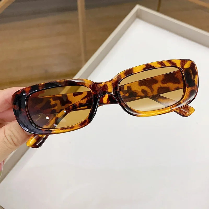New Trend Children's Fashion Sunglasses Travel Summer Beach Outdoor UV400 Shades Retro Baby Girl Boy Small Rectangular Eyewear