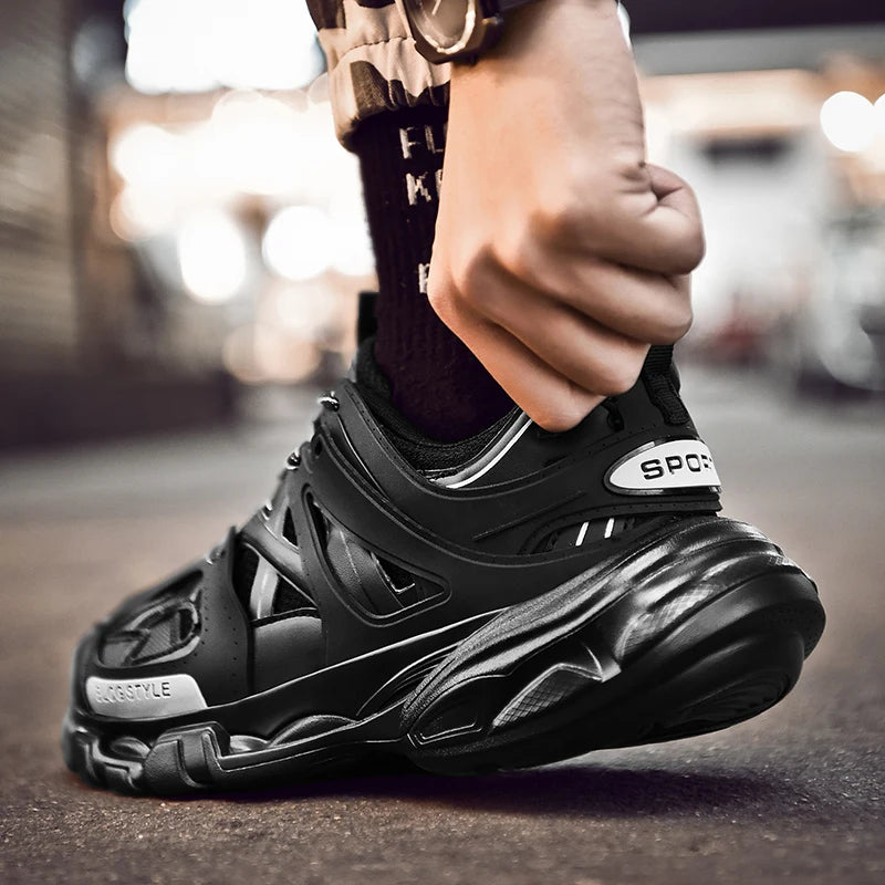 Women's Luxary Chunky Sneakers 2025 Mesh Breathable Shoes for Men Sports Running Casual Ladies Fitness Vulcanize Shoes