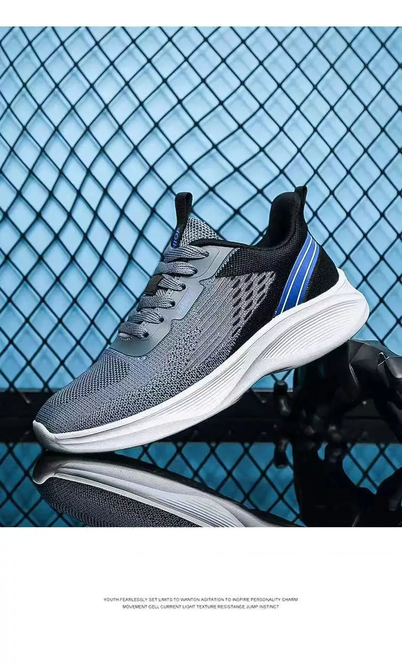 Men's Running Shoes 2025 Spring Lightweight Breathable Mesh Upgraded Version Soft Bottom Casual Sport Sneakers