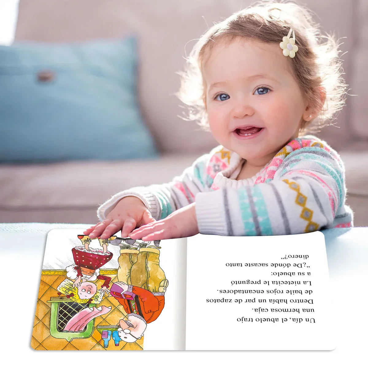Ten Spanish storybooks: Mini storybooks that expand children's vocabulary and imagination. School supplies. a birthday present.