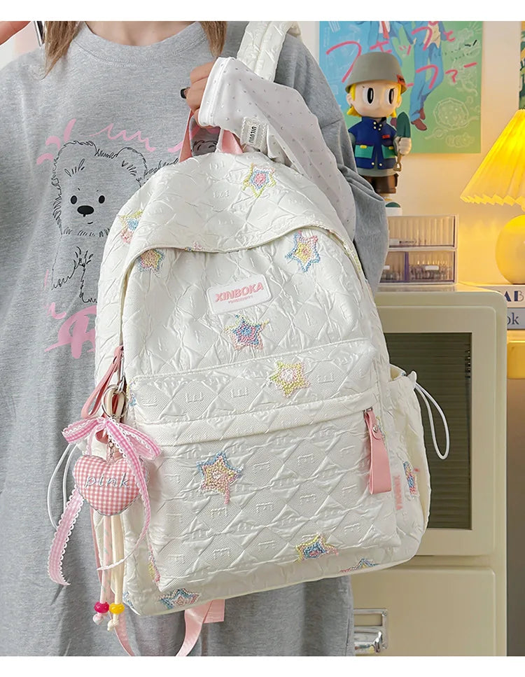 Backpack Handbags Schoolbags Nylon Small Bag Wallets Travel Casual School Backpack for Woman Daily Shopping