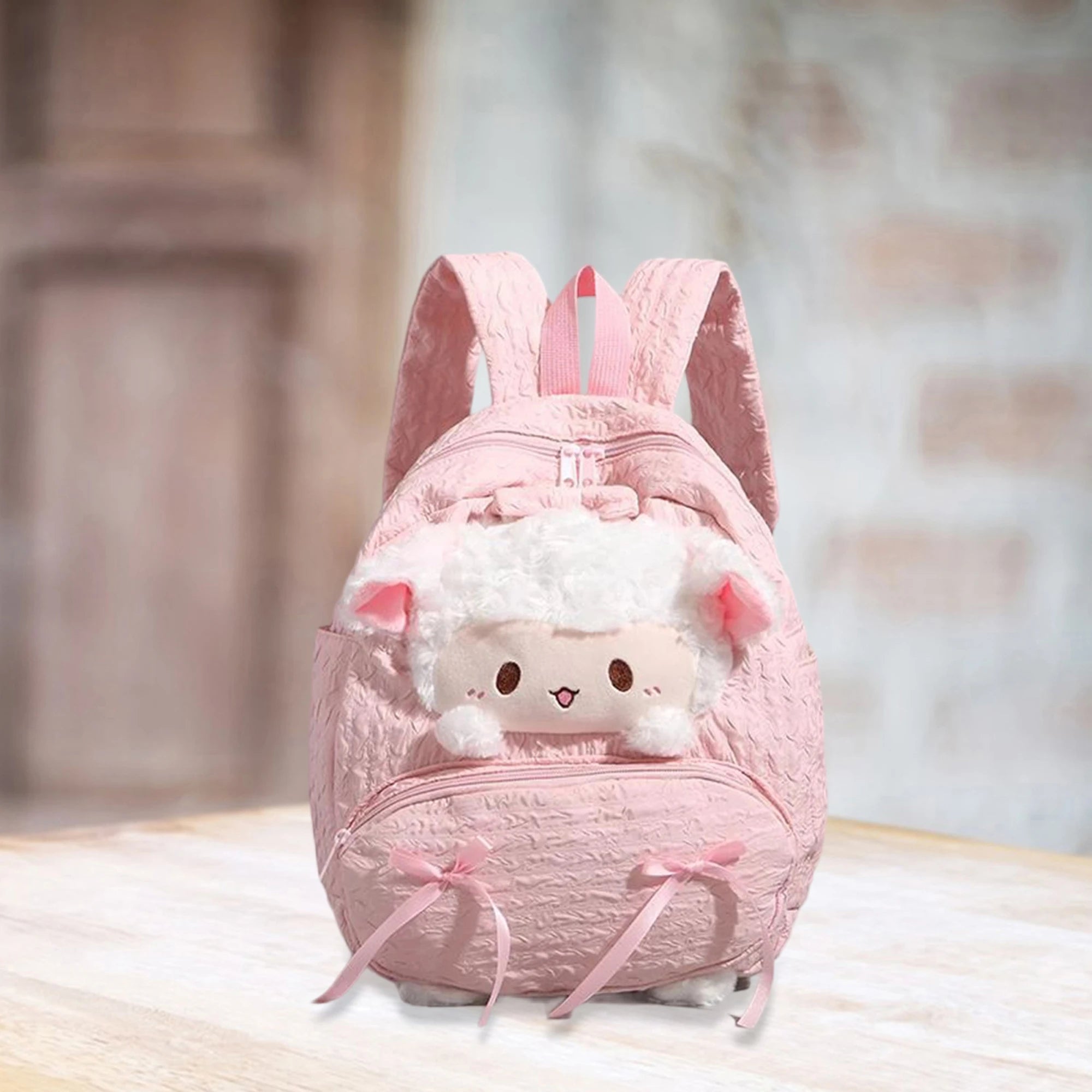Cute Backpack For girls Cartoon Sheep Large Capacity School Backpack Kids Girls