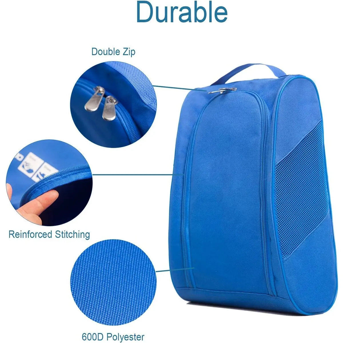 Portable Football Boot Bag, Golf Football Basketball Shoe Bag for Men Women Boys Girls