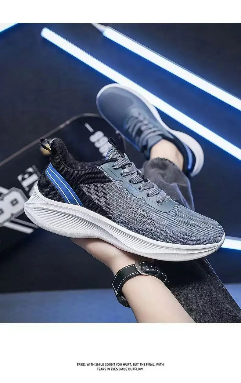 Men's Running Shoes 2025 Spring Lightweight Breathable Mesh Upgraded Version Soft Bottom Casual Sport Sneakers