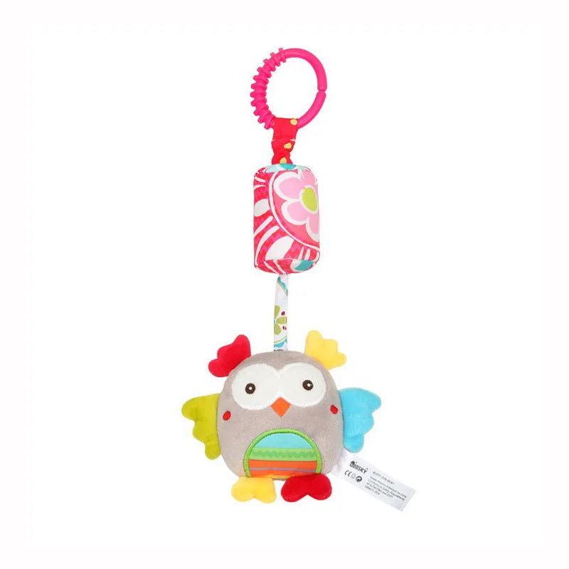 Newborn Baby Plush Stroller Toys Baby Rattles Mobiles Cartoon Animal Hanging Bell Educational Baby Toys 0-12 Months Speelgoed
