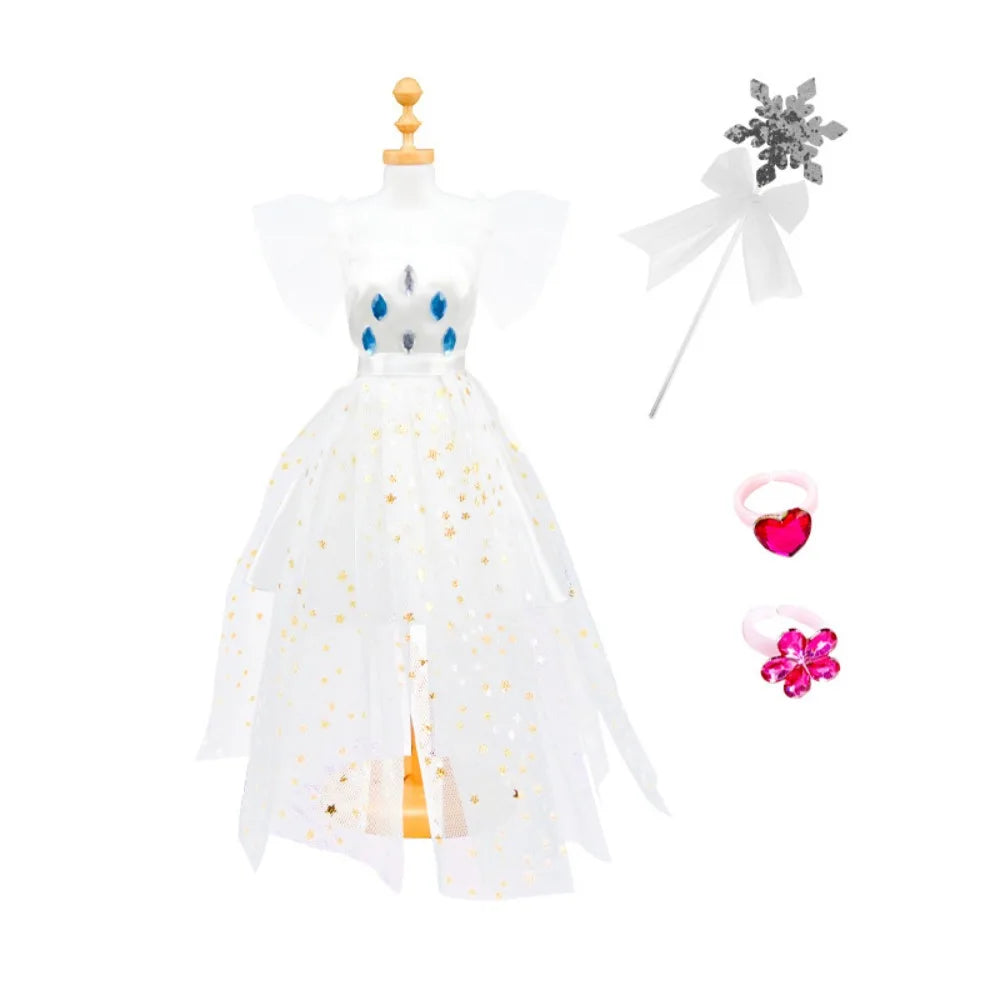 Intellectually Beneficial Clothing Design Handmade Material Bag Early Education Handcrafts Princess's Dress Material Set Cartoon