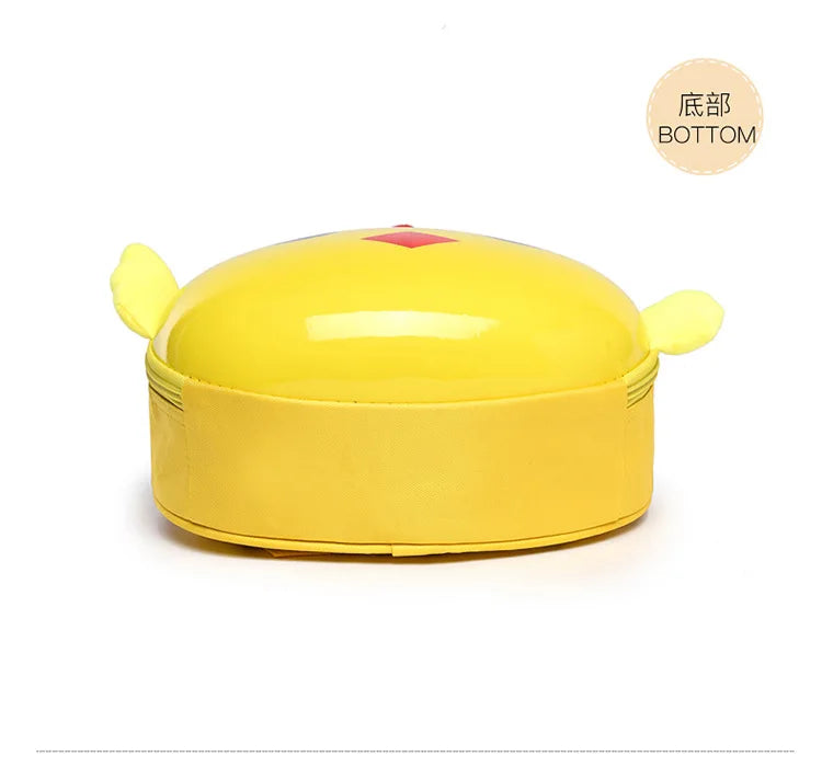 Kindergarten cartoon backpack children aged 1-3 boys girls with double shoulder anti loss backpack cute little chicken hard shel