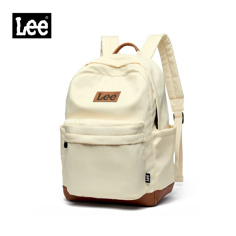 LEE Unisex Large Capacity Laptop School Bag for Women Man Leisure Oxford Waterproof Travel Backpack Candy Color Bookbag Trip