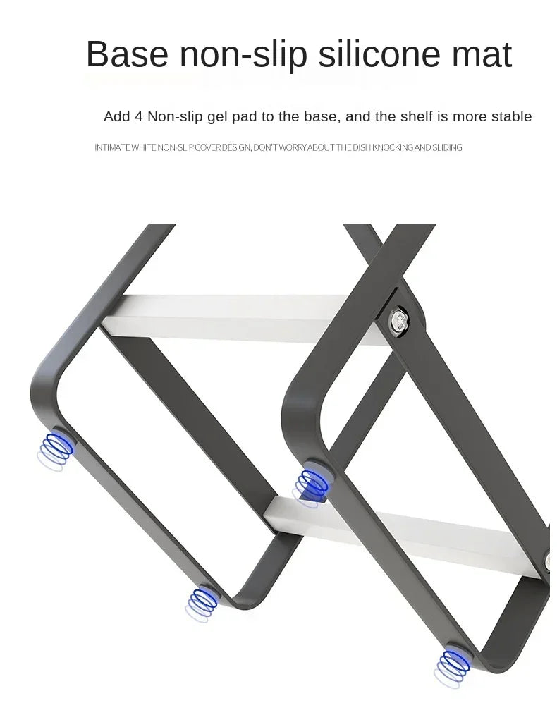 Kitchen Organizer Cabinet Plates Dishes Drying Rack Holder Drainer Goods for The Kitechen Storage Accessories