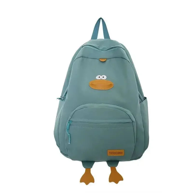 New Cartoon Duck Backpack Designer Cute Travel Bag Female College Student Versatile Korean Edition Girls' School Bag рюкзак