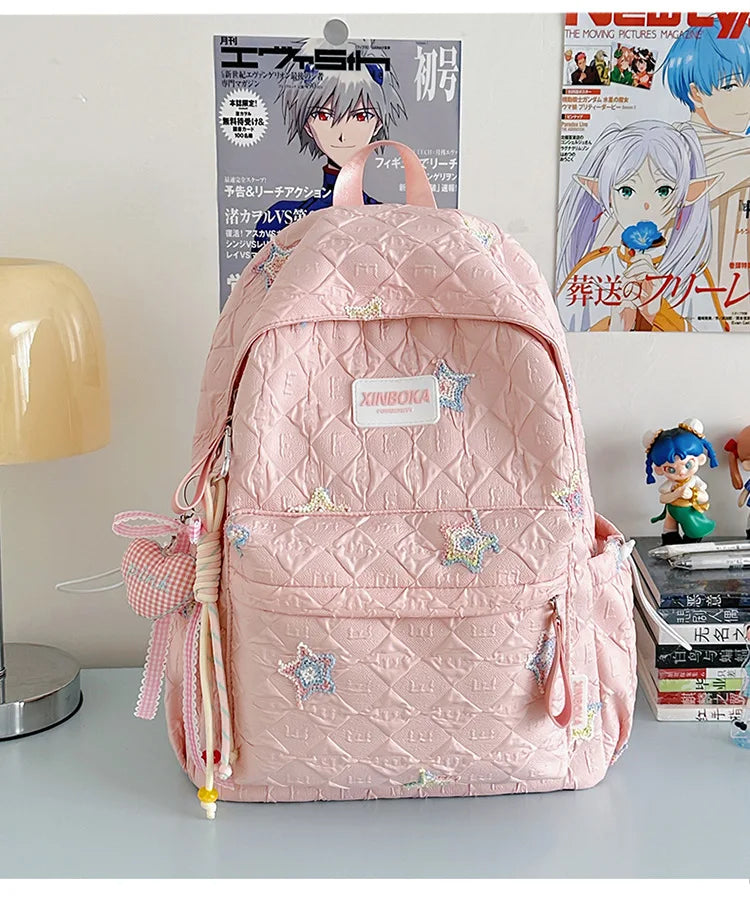 Backpack Handbags Schoolbags Nylon Small Bag Wallets Travel Casual School Backpack for Woman Daily Shopping
