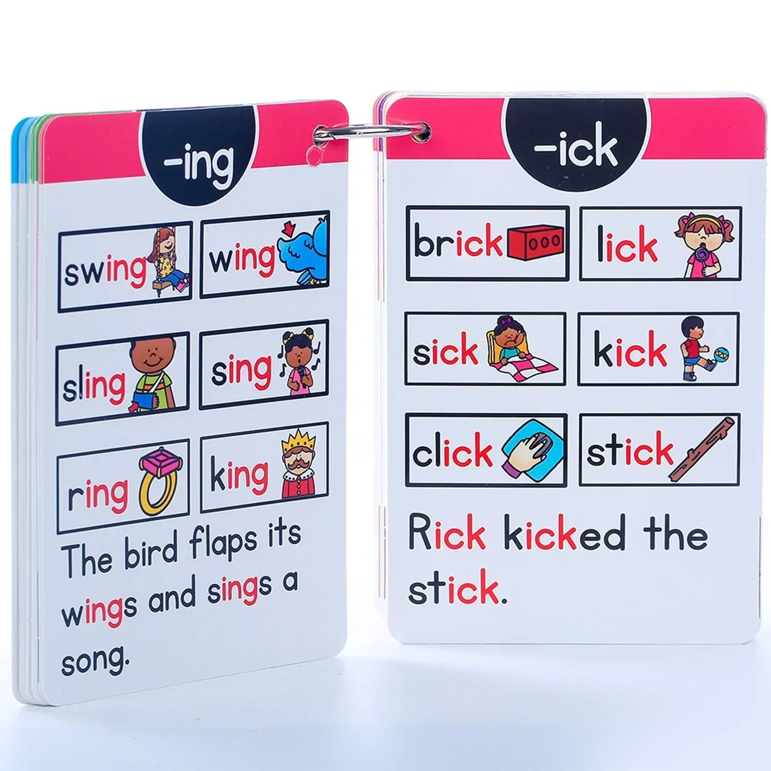 Early Learning 15set  Phonics Card Books Educational Language Toys Word Readings English Learning Gifts for Kids in Learning Education