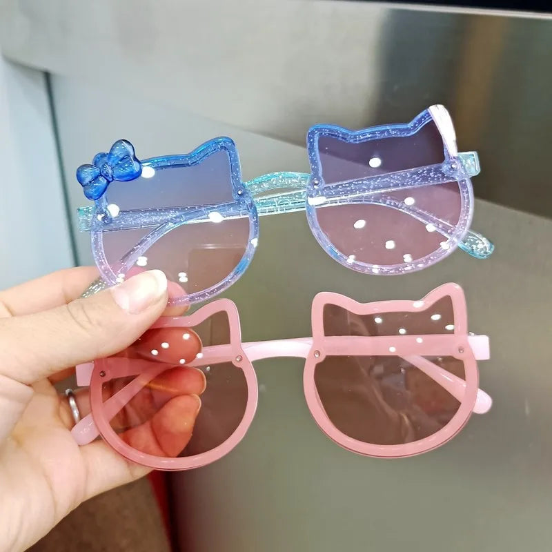 Children's Sunglasses, Girls' UV Protection, Cute and Super Cute Baby Glasses, Little Girls' Soft Legs, Silicone Polarized