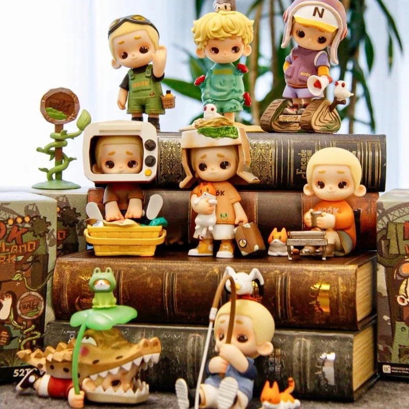 52toys Nook Wasteland Park Series Blind Box Cartoon Desktop Dolls Model Surprise Guess Bag Home Decoration Ornament Trendy Gift