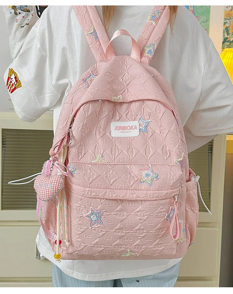 Backpack Handbags Schoolbags Nylon Small Bag Wallets Travel Casual School Backpack for Woman Daily Shopping