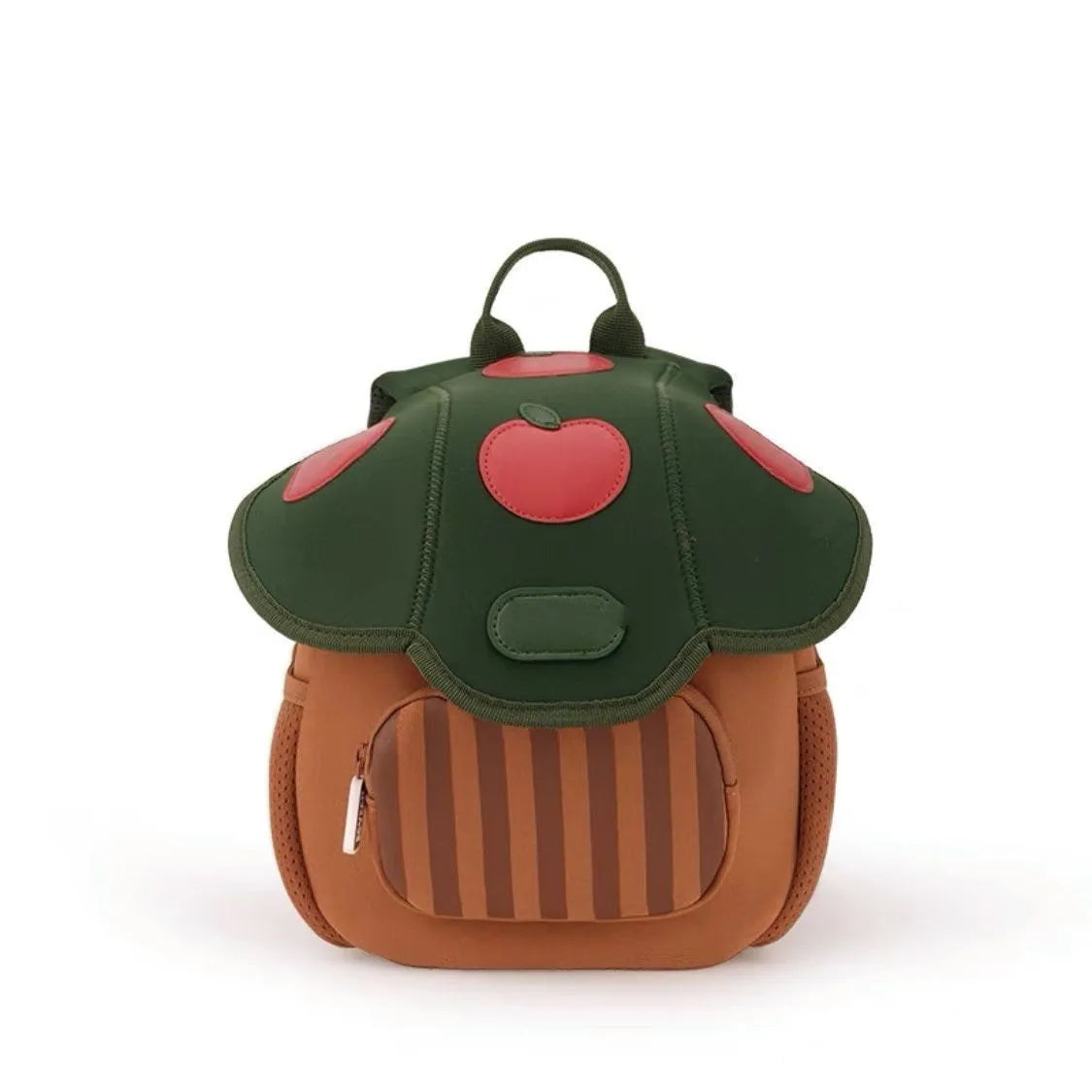 Mini cute bump color mushroom backpack kindergarten cute baby children double-shoulder cartoon schoolbag