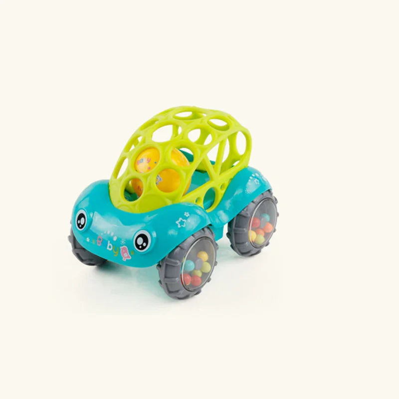 Baby Crawling Roller Montessori Activity Toy with Ball Rattle Games for Babies Development 0 6 12 Months Inflatable Crawling Toy