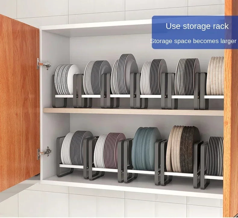 Kitchen Organizer Cabinet Plates Dishes Drying Rack Holder Drainer Goods for The Kitechen Storage Accessories