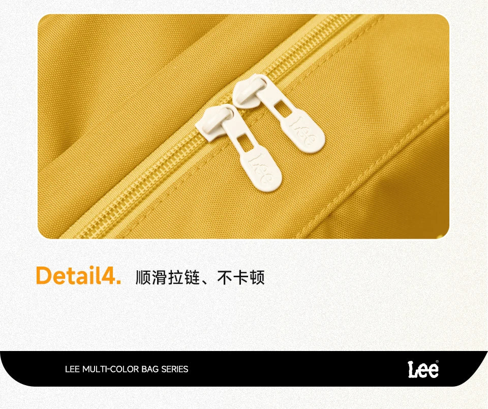 LEE Unisex Large Capacity Laptop School Bag for Women Man Leisure Oxford Waterproof Travel Backpack Candy Color Bookbag Trip