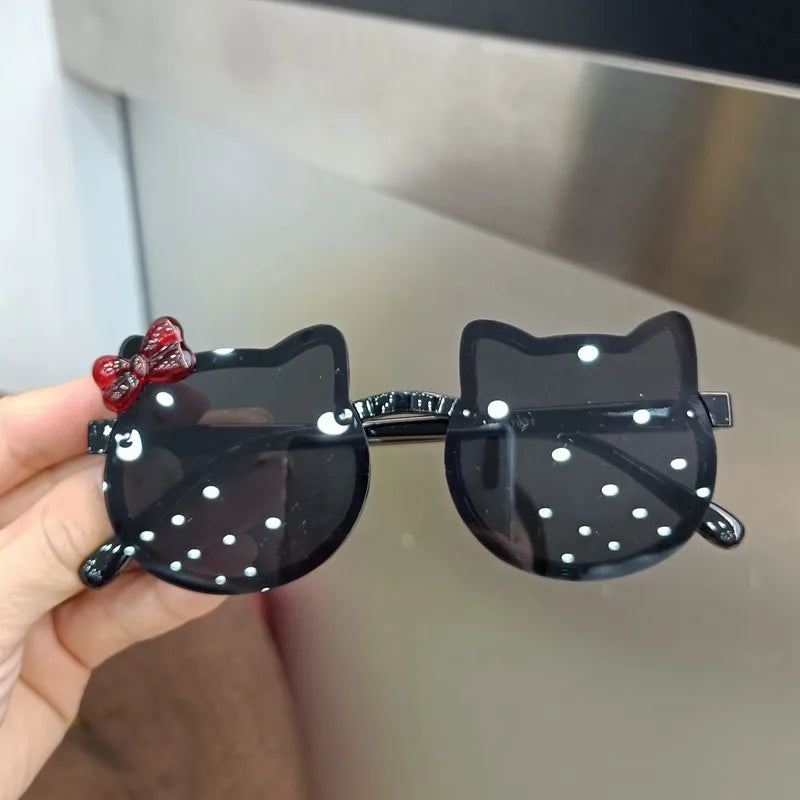 Children's Sunglasses, Girls' UV Protection, Cute and Super Cute Baby Glasses, Little Girls' Soft Legs, Silicone Polarized