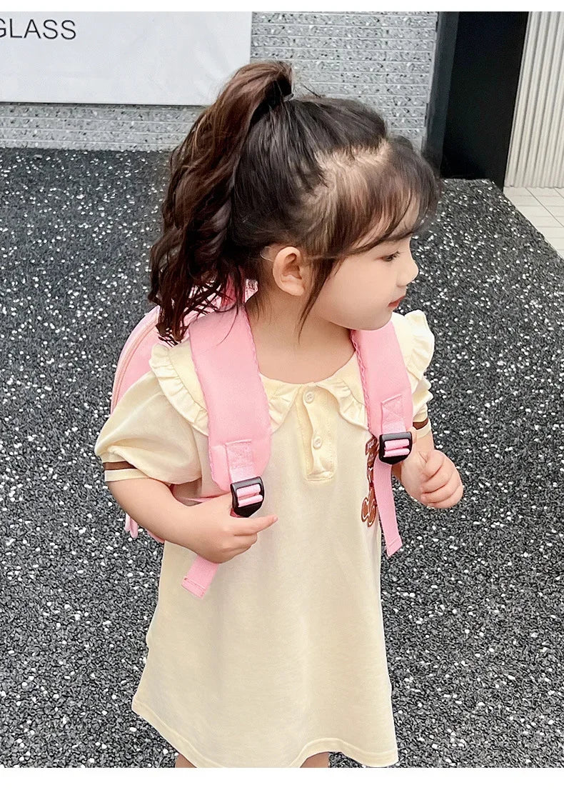 Baby anti-lost small backpack super cute chicken kindergarten schoolbag boys and girls cute cartoon eggshell backpack
