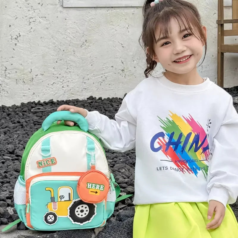Children School Bags for Girls Boy Baby Backpacks Kindergarten Schoolbag Cartoon Animal Toddler Kids Backpack for 2-5 Years