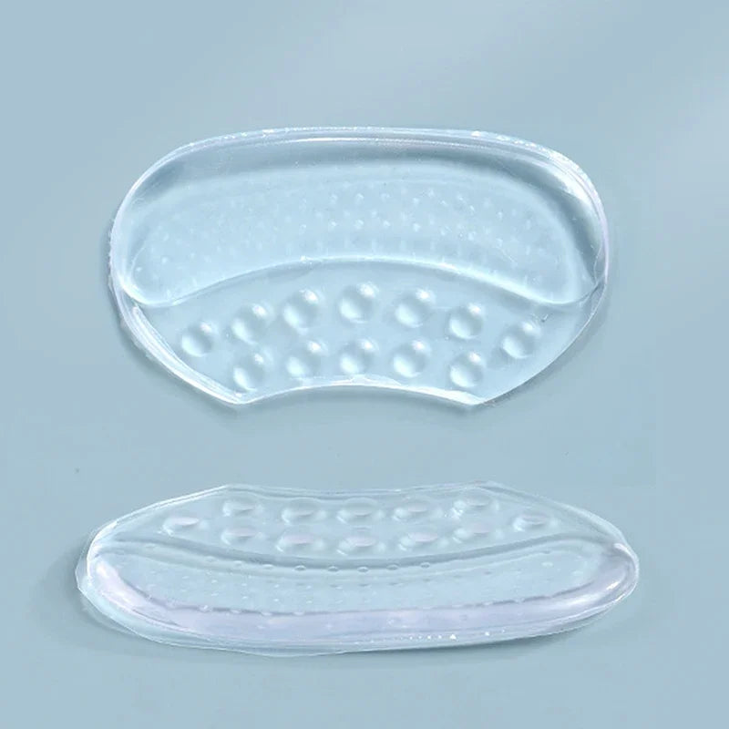 1Pair Heels Grips Silicone Heel Stickers for Women Men Anti Slip Heel Cushions Non-Slip Inserts Pads Foot Heel Care Protector