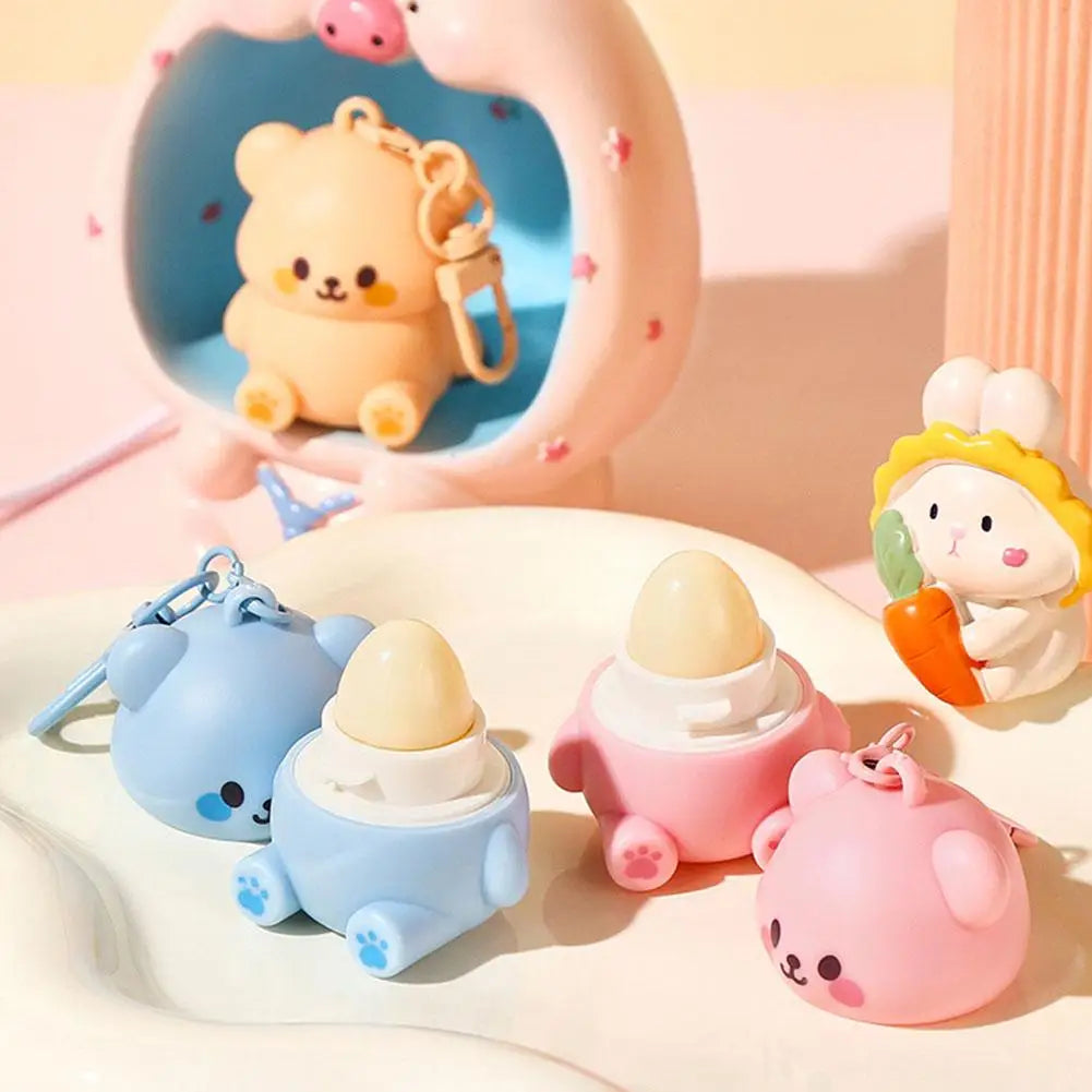 Children's Little Bear Lip Balm Moisturizing Anti-cracking Anti-peeling Baby Lip Balm Gentle Non Irritating Lip Skincare