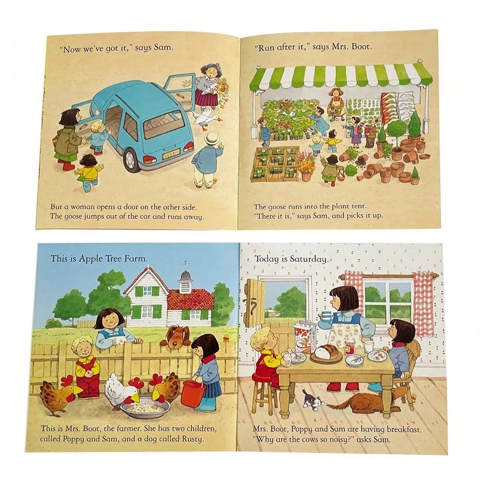 Usborne Farmyard Tales First Experience Preschool Education English Picture Story Books for Kids Bedtime Reading Montessori