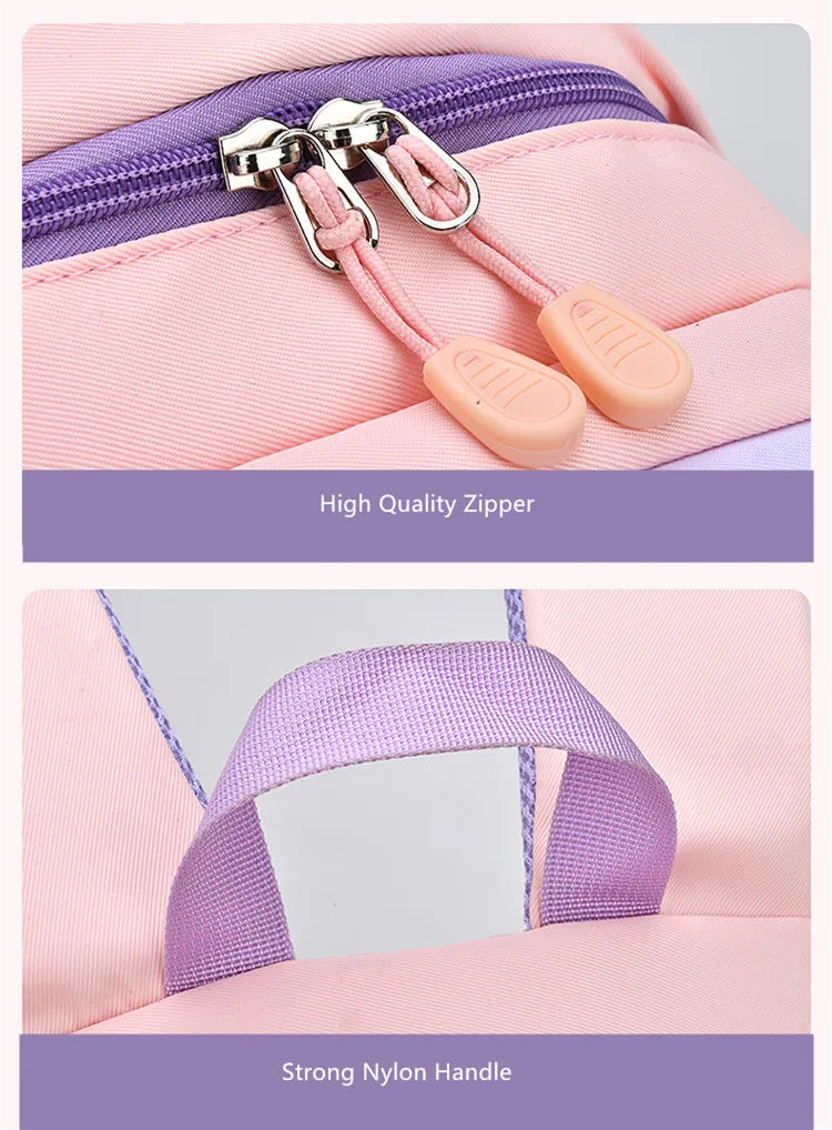 cute school backpack girls schoolbag waterproof book bag student backpack with many pockets elementary school bags for children