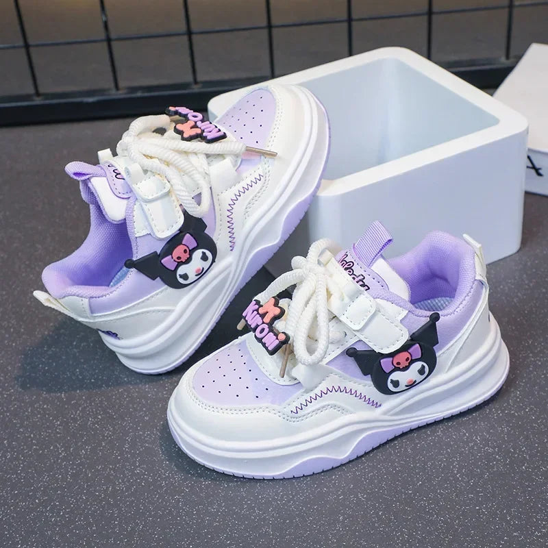 Sanrio hello kitty fall new children sneakers girls running sports shoes platform childerns kuromi cartoon casual shoes