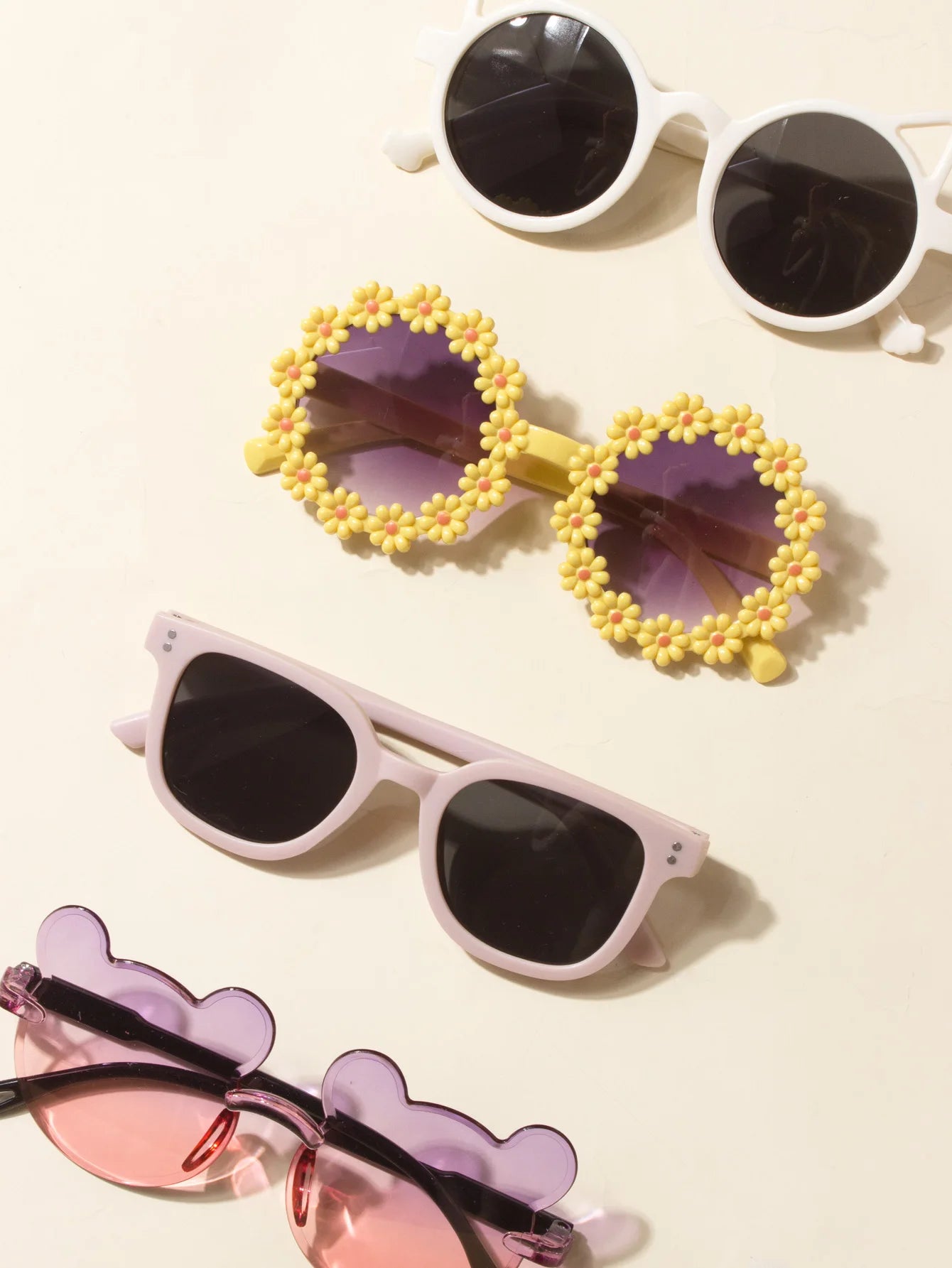 4PCS Baby Sunglasses,Baby Boy And Baby Girl Sunglasses,Cool,Cute,Baby Sunglasses Gift,Spring Accessories,Summer Accessories
