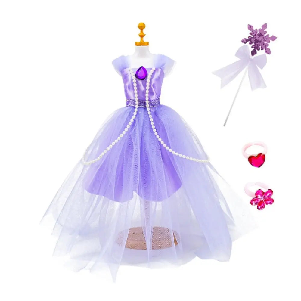 Intellectually Beneficial Clothing Design Handmade Material Bag Early Education Handcrafts Princess's Dress Material Set Cartoon